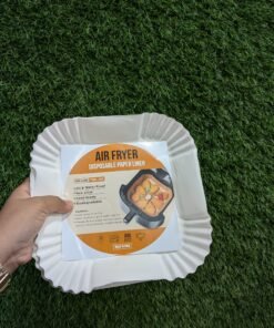 White Square Air Fryer Paper Liner