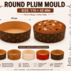 Round Plum Mould 170×55