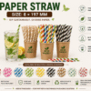 Paper Straw 8×197