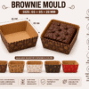 Brownie Mould 65×65×28