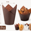 Bakery Tulip Cup For Muffin 5*14.5