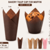 Bakery Tulip Cup for Muffin 5×16