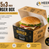 Burger Box 5*5*3