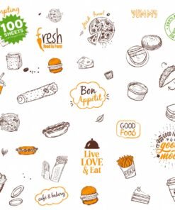 10×10 Food Wrapping Sheets